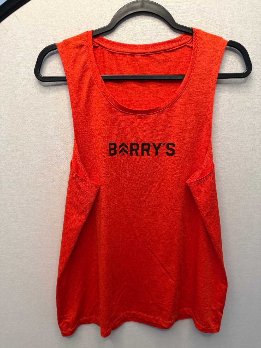 Barry’s Red Muscle Workout Tank Black Logo